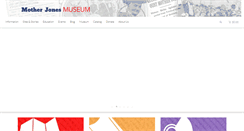 Desktop Screenshot of motherjonesmuseum.org